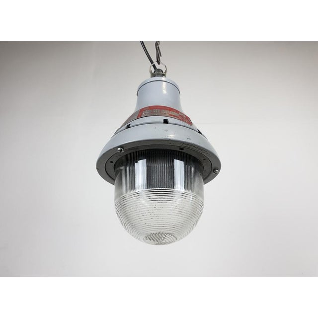 Gray Industrial Explosion Proof Light, 1970s For Sale - Image 8 of 15