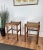 Mid-Century Modern Set of Mid-Century Italian Carved Wood and Cord Stools, 1960s For Sale - Image 3 of 7