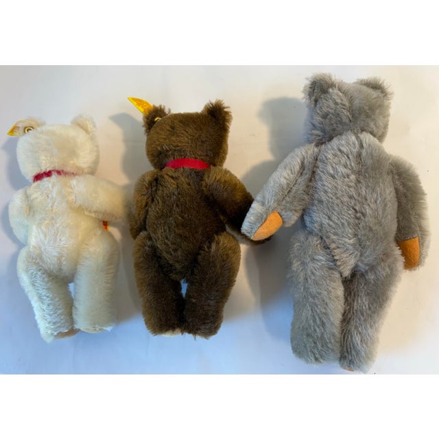 Steiff and Felpa Petite Bears - Set of 3 For Sale - Image 10 of 10