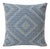Schumacher Tortola Indoor & Outdoor 24" Pillow in Marine For Sale