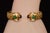 Metal Vintage Fope Flex’it Natural 5.20ct Diamond Sapphire Emerald 18k Gold Open Cuff Bracelet For Sale - Image 7 of 14