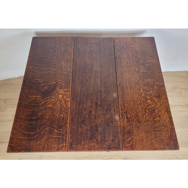Georgian Drop-Leaf Dining Table in Oak, 1820s For Sale - Image 12 of 18