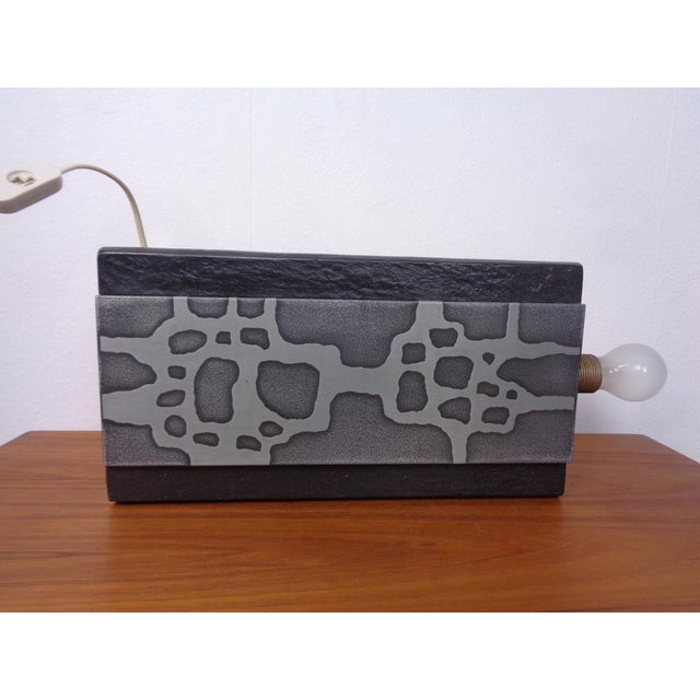 Brutalist Table Lamp from Temde, Switzerland, 1960s For Sale - Image 11 of 18