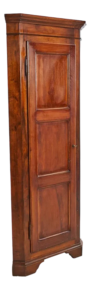 Vintage Brown Angular Cabinet