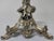 Art Nouveau Art Nouveau Four-Arm Silver Plate Epergne Candelabra With Engraved Glass Bowl For Sale - Image 3 of 11