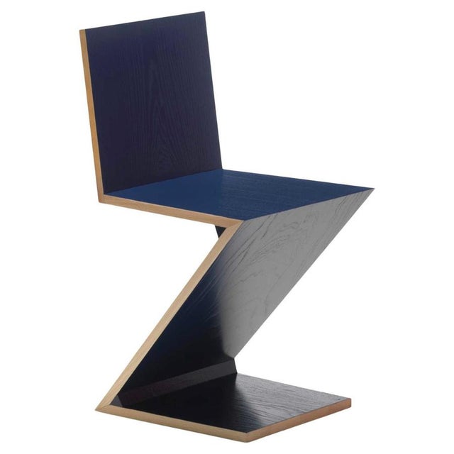 Zig Zag Chair by Gerrit Thomas Rietveld For Sale - Image 14 of 14