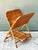 Vintage Rattan Folding Newspaper Holder For Sale - Image 11 of 12