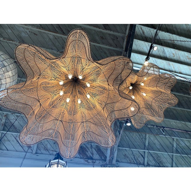 Matador Wicker Pendant Light Medium For Sale - Image 10 of 12