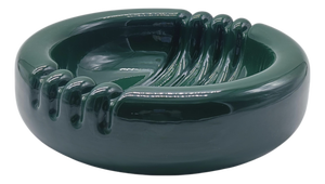 Green Ceramic Centerpiece by Enzo Bioli for Il Picchio, Italy, 1960s