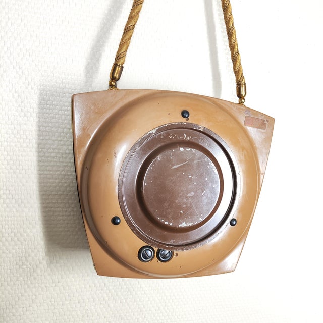 1962 Franz Hermle Wall Clock Modern German FHS 130-020 For Sale - Image 4 of 4