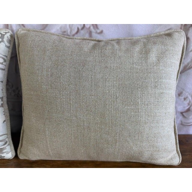 Melissa Levinson Italian Fortuny Damask Pillows, Couture Textile Art, Custom Made, New For Sale - Image 4 of 8