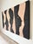This piece can be hung horizontally or vertically. The layered leather on canvas evokes the desert landscapes of the...