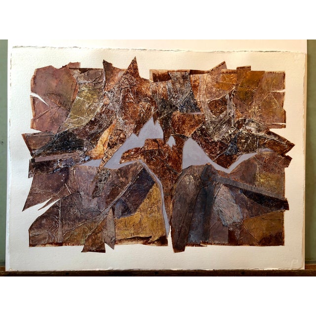 Vera Simons, MIxed Media Collage Assemblage Abstract Expressionist Painting Female Aviator, 1985 For Sale In Miami - Image 6 of 6