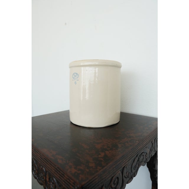 Vintage Love Field Potteries Dallas Texas Stoneware Crock No. 6 For Sale In Austin - Image 6 of 14