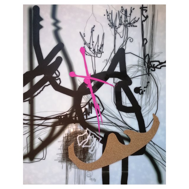 Stefano Mazzolini, 123, 2007, Collage Print on Acrylic Glass For Sale