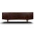 Brown Scandinavian Sideboard in Wood with 2 Doors and 4 Drawers, 1960s For Sale - Image 8 of 8