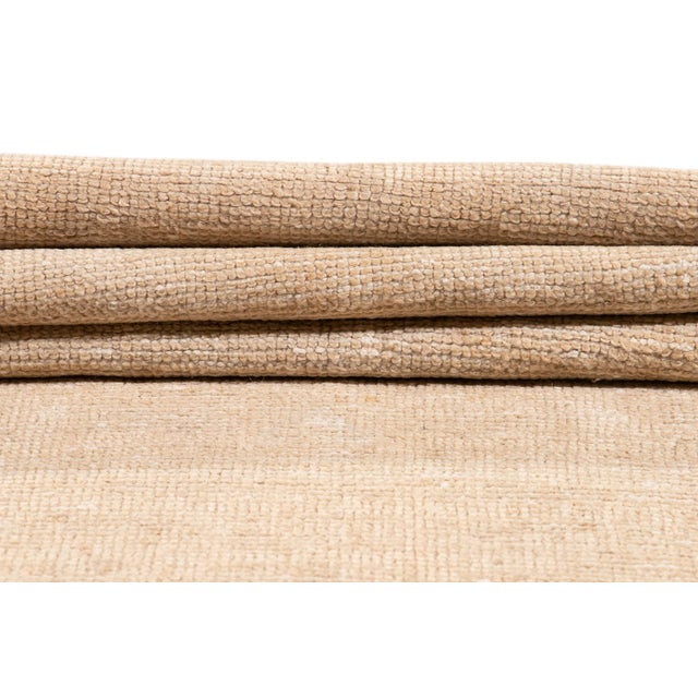 Turkish Vintage Turkish Handmade Beige Medallion Wool Runner For Sale - Image 3 of 10