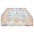 Persian Sultanabad Wool 3x25 Light Blue, Ivory & Gold Handmade Runner Rug #1141320 For Sale - Image 4 of 5