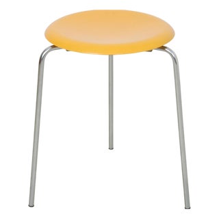 Yellow Dot Stool by Arne Jacobsen, 1970s For Sale