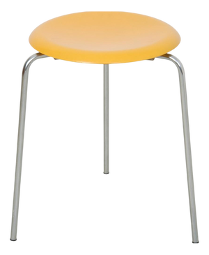 Yellow Dot Stool by Arne Jacobsen, 1970s