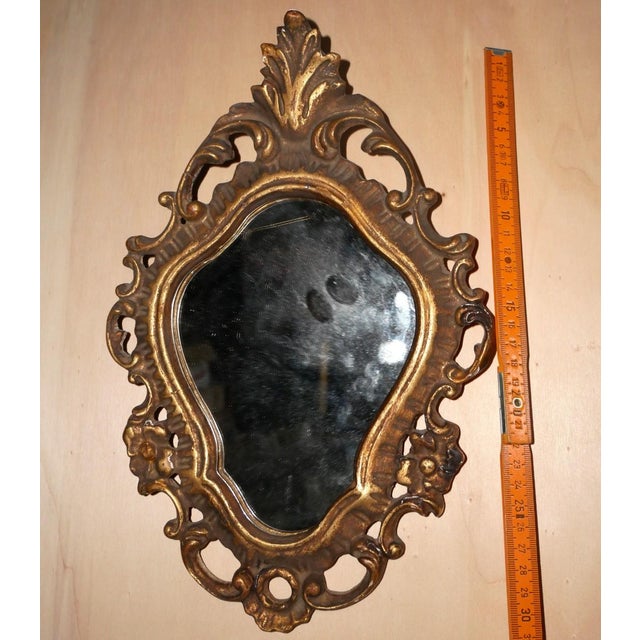 Small Mirrors with Carved Frames, 1930s, Set of 2 For Sale - Image 11 of 18