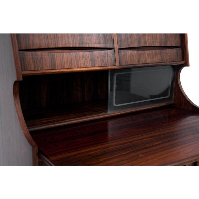 Rosewood Writing Desk by G. Falsig for Möbelfabrik Holstebro, 1960s For Sale - Image 6 of 17