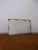 Rectangular Shaped Brass Mirror with Decorative Elements, 1950s For Sale - Image 4 of 9
