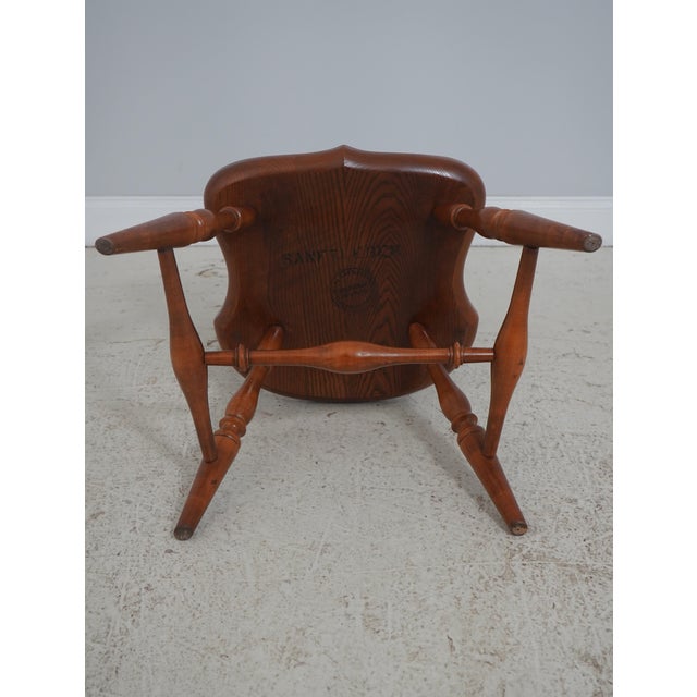 Set of 6 Frederick Duckloe Loop Back Windsor Dining Room Chairs For Sale - Image 17 of 18
