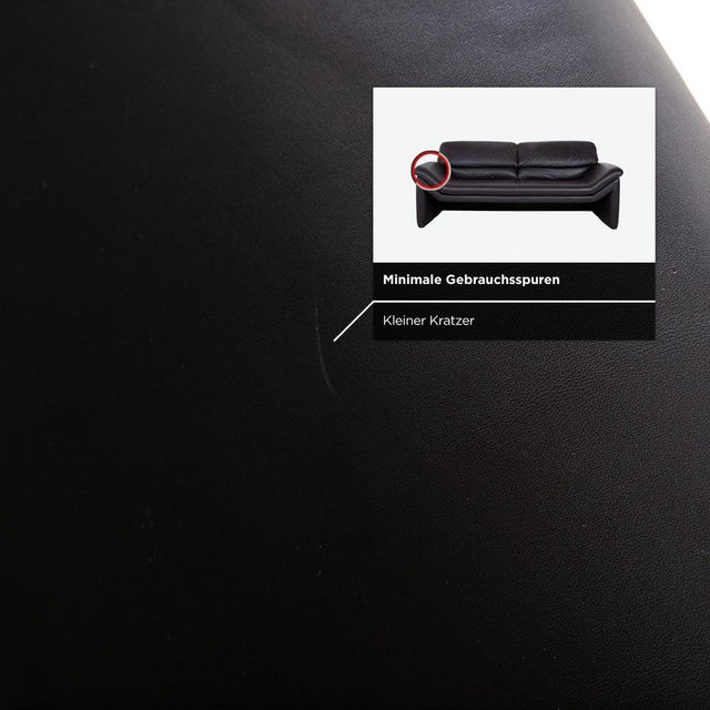 Leather Two-Seater Sofa by Hans Kaufeld for de Sede For Sale - Image 9 of 15