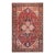 1900s Red Ivory Medallion Antique n.w. Persian Serapi Rug 11'8" X 18'10" Handknotted Wool Carpet For Sale