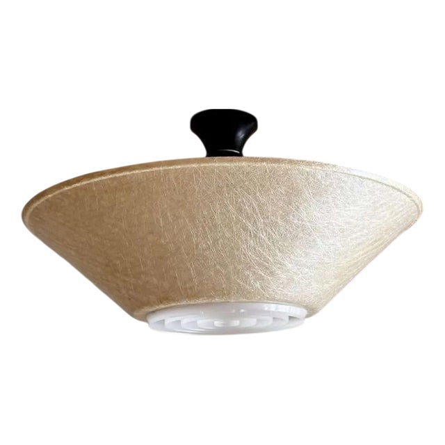 Fiberglass Ceiling Lamp by Louis Kalff for Philips, 1950s For Sale