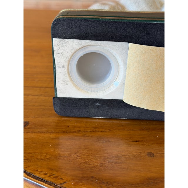 Pair of Vintage Takahashi Japanese Ceramic Elephant Bookends For Sale - Image 11 of 12