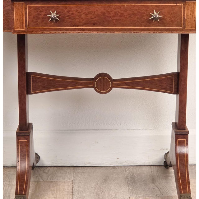 Early 19th Century English Regency Game/Writing Table For Sale - Image 15 of 16