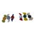 Vintage Petite Glass Candy Pieces - Set of Six For Sale