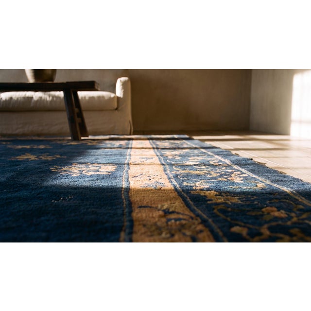 Early 20th Century Chinese Peking Carpet ( 9'2" x 11'6" - 280 x 350 ) For Sale - Image 9 of 11