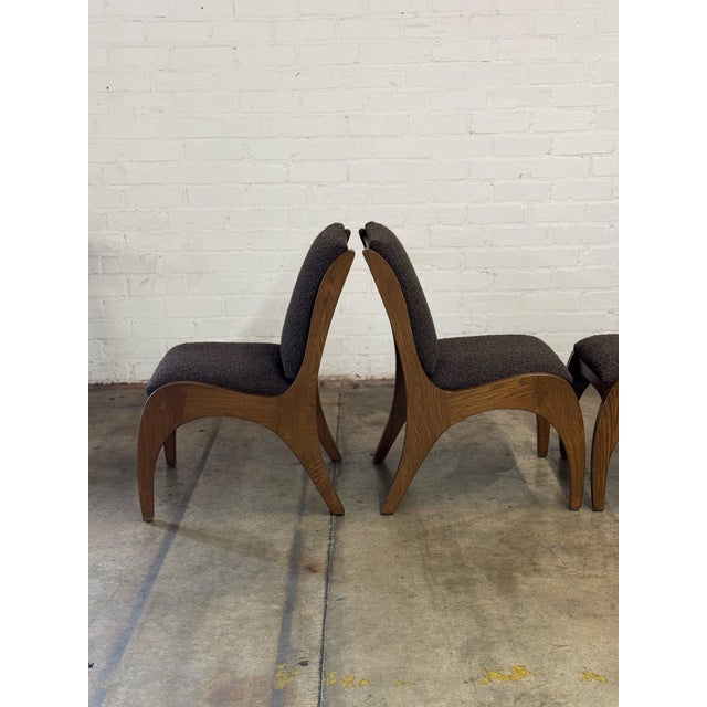 Brown 1950s Pulaski Dining Chairs - Set of 4 For Sale - Image 8 of 12