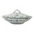 Vintage Mid-Century Modern Winterling Pm Bavaria Strawflower Blue Oval 1.5 Qt Covered Dish For Sale