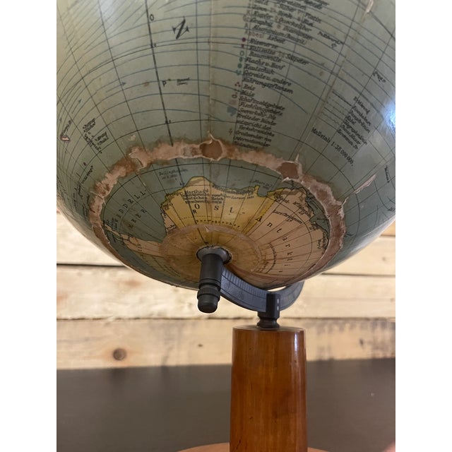 Vintage German Table Globe, 1920s For Sale - Image 6 of 9
