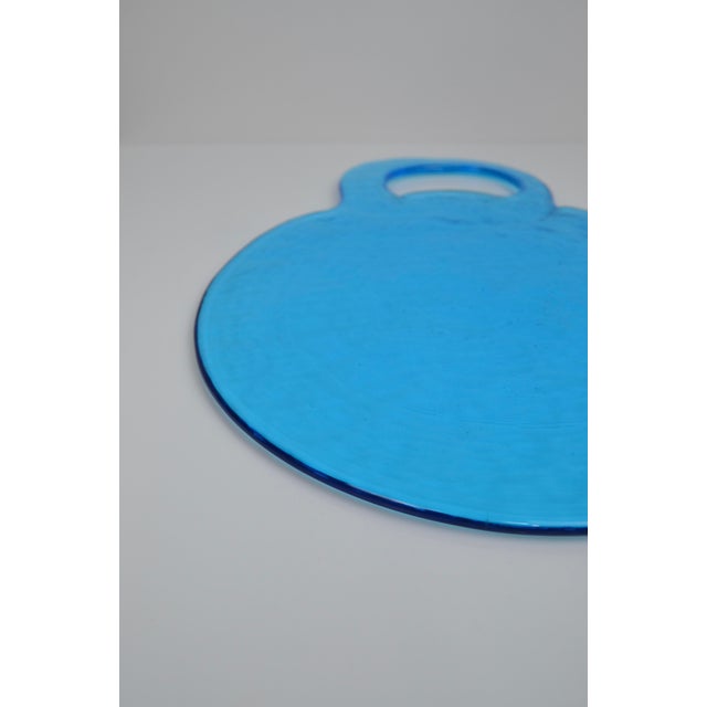 Large Crystal Glass Tray from Lindshammar, Sweden, 1970s For Sale - Image 4 of 6