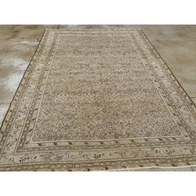 Antique Persian Malayer Carpet For Sale In New York - Image 6 of 12