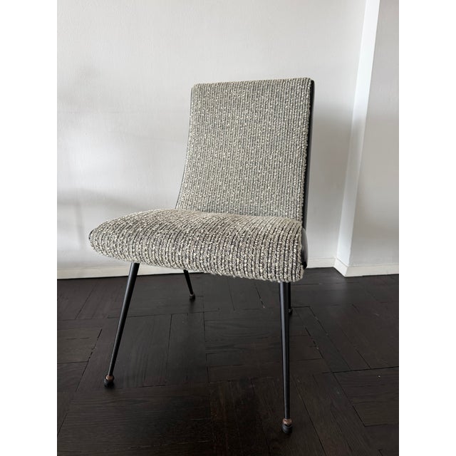 Gray 1950s Attributed to Pierre Paulin Chairs (Pair) Model Cm145 For Sale - Image 8 of 13