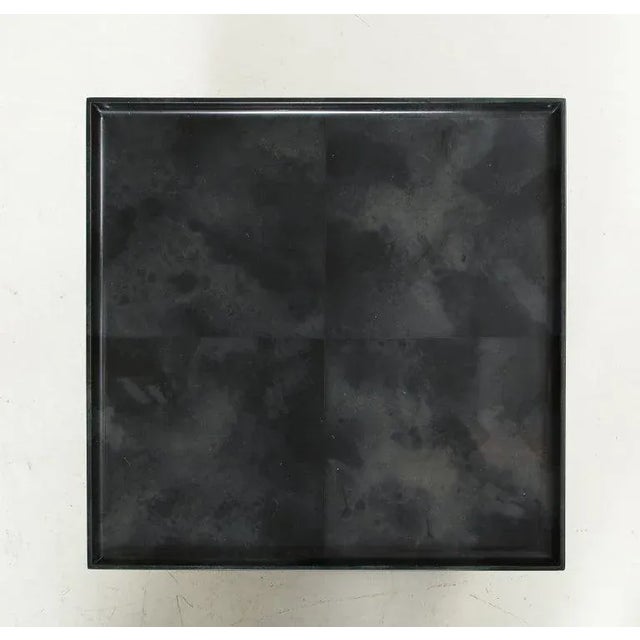 Karl Springer 1980s Karl Springer Tray Top End Tables - A Pair For Sale - Image 4 of 13