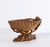 1930s Large Hand-Carved Olive Wood Clam Shell Bowl, Italy, 1930s For Sale - Image 5 of 8