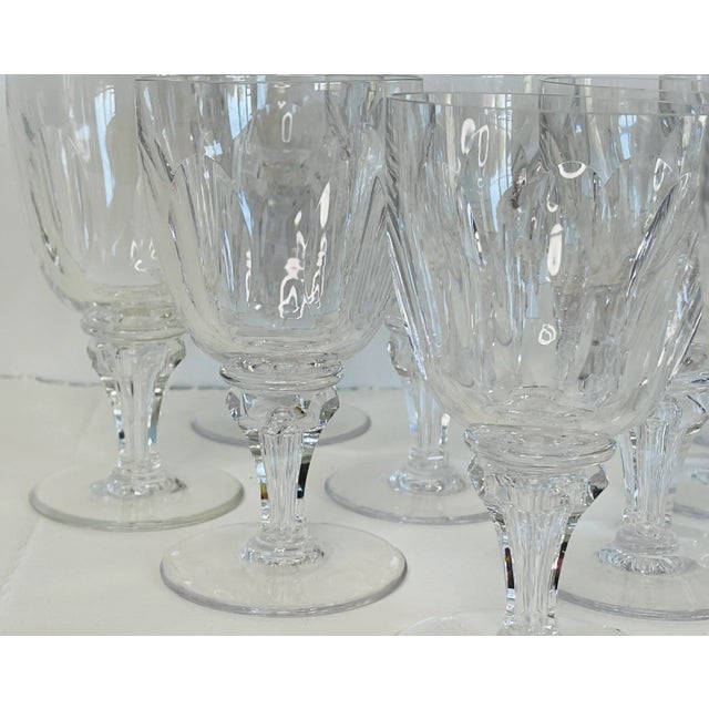 1950s Royal Leerdam Queen Juliana Glass Wine Stems- Set of 12 For Sale - Image 11 of 11