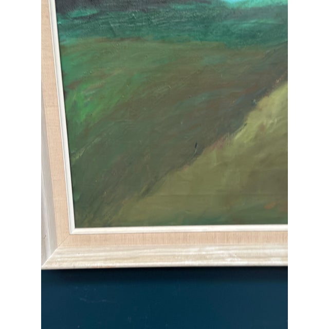 Dina Mortensen, Landscape, 1950s, Oil Painting on Canvas, Framed For Sale - Image 10 of 15