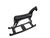 Folk Art Antique Primitive Folk Art Wood Rocking Horse Late 19th / Early 20th Century For Sale - Image 3 of 15