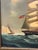 1960s Salvatore Colacicco Original Marine Seascape Oil Painting For Sale - Image 9 of 10