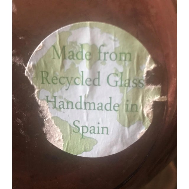 Vintage 1990s Amethyst Vases, Made in Spain - a Pair For Sale In West Palm - Image 6 of 7