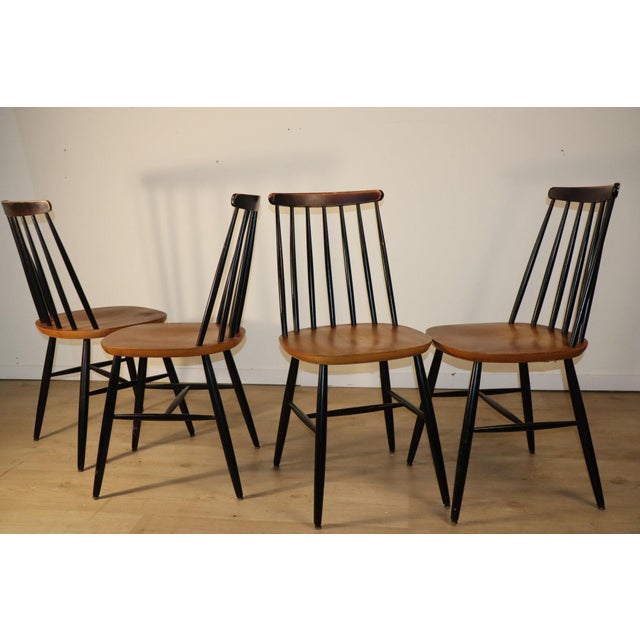 Vintage Wooden Chairs, 1960, Set of 4 For Sale - Image 12 of 18