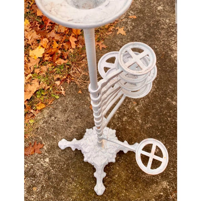 19th Century Wrought Iron Plant Stand For Sale In New York - Image 6 of 9